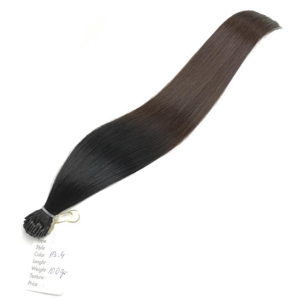 Mikro Saç Kaynak Renk #1B - 4 Ombre 40 Cm - 100 Gram