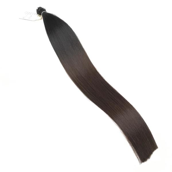 Boncuk Saç Kaynak Renk #1B - 4 OMBRÉ 40 Cm - 100 Gram